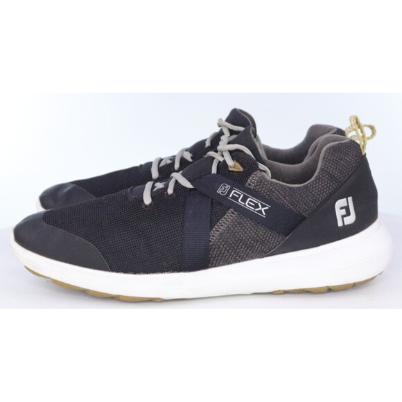 FootJoy FJ Flex Men\'s Spikeless Golf Shoes Size 10.5 M Black 56103 main image 7